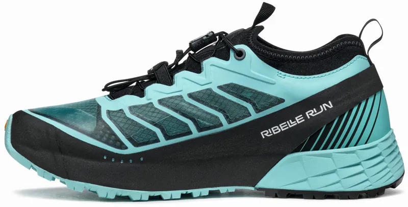 Scarpa Womens Ribelle Run Trail Shoes - Aqua-Black-2